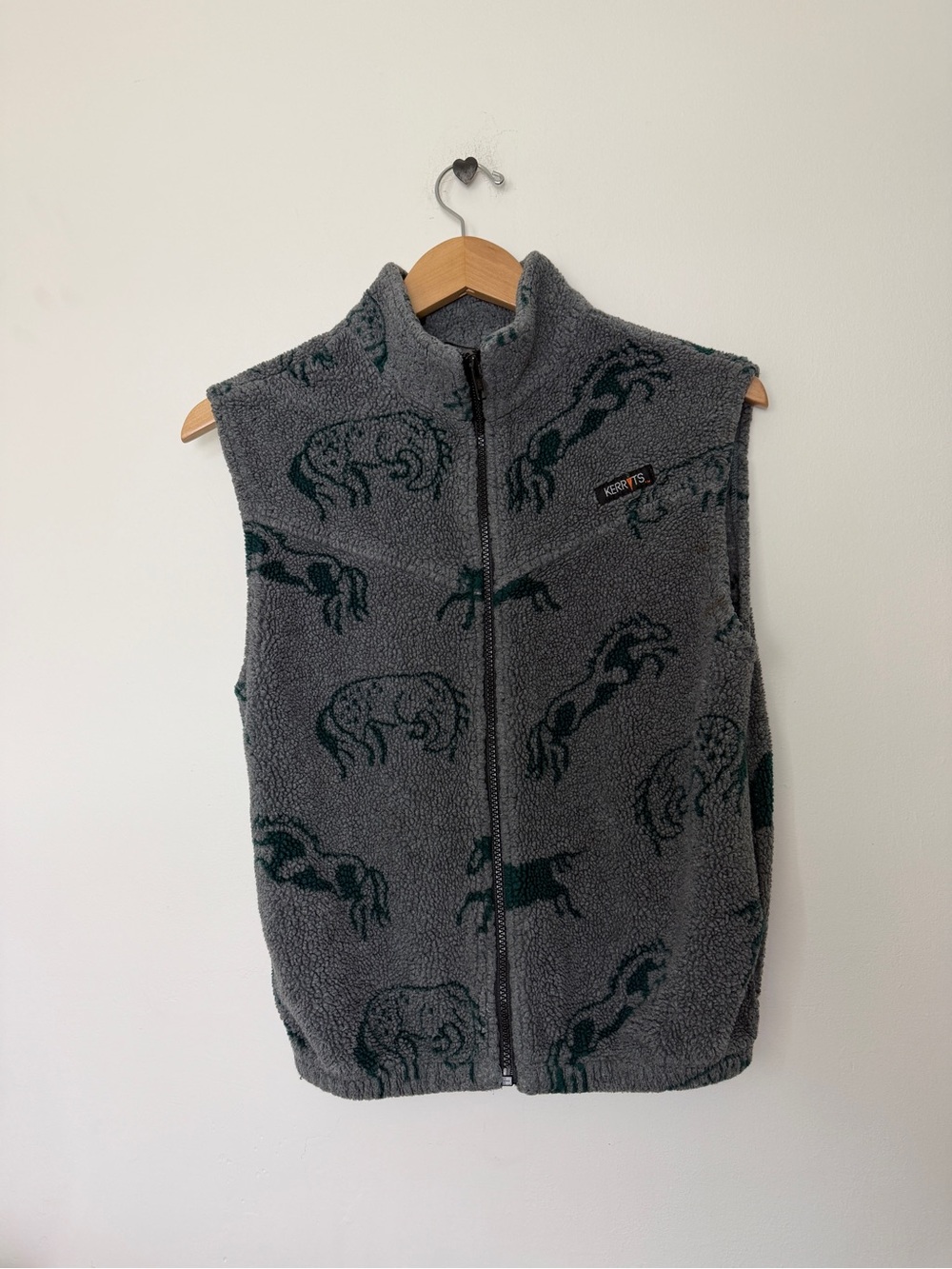 Vintage On Course Kerrits Fleece Horse Vest